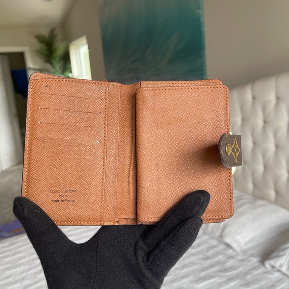 Authentic Louis Vuitton Brown Agenda Pm Monogram Lv Vintage Wallet - Picture 10 of 17